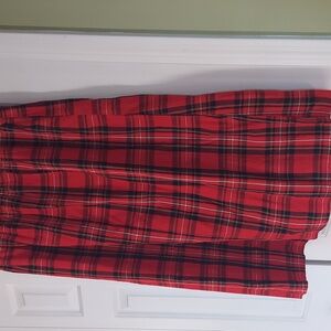 Holiday Plaid Skirt NWT